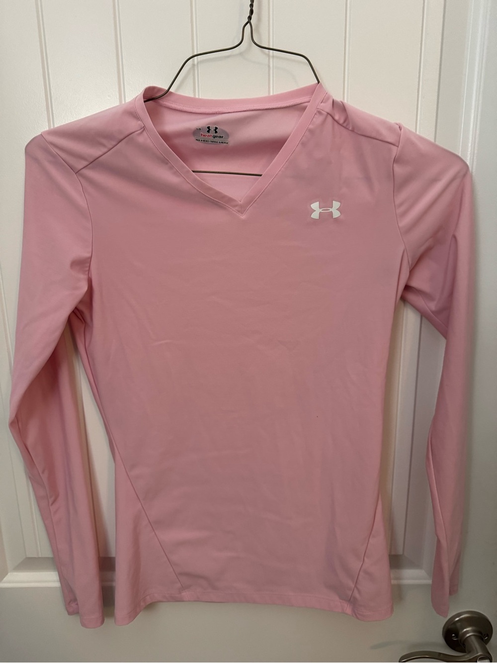 Under Armour HeatGear Women’s Pink Long Sleeve Top Size L F